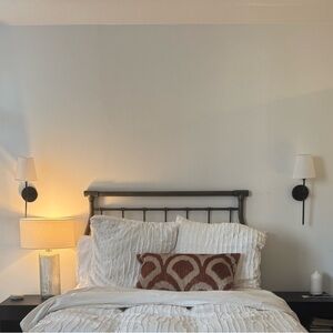 Black Matte Wall Sconces (x2)